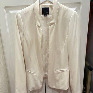 Ivory Crepe Blazer from Trouve